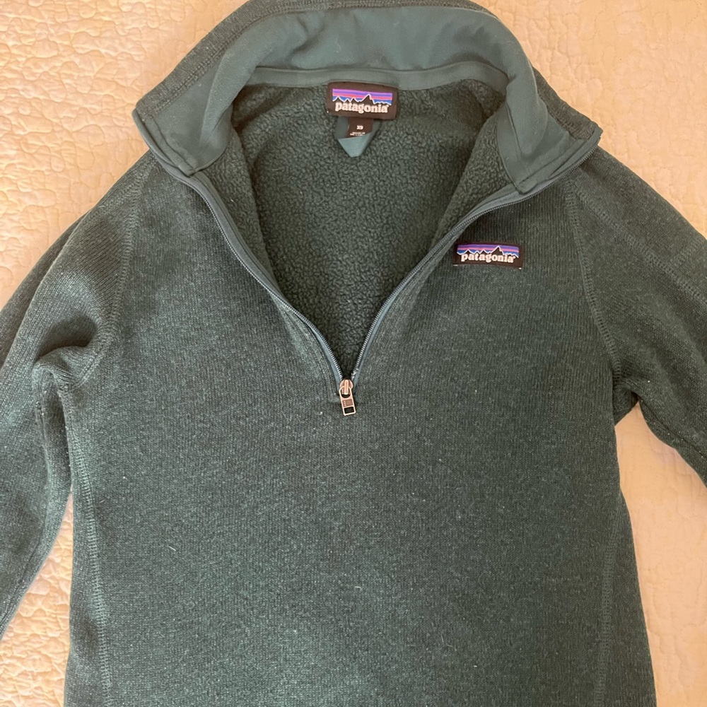 XS Teal Patagonia half zip